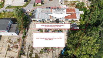 Działka w Wapienicy, tereny przemysłowe, po podziale,  Biuro Nieruchomości Bielsko-Biała.
