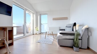 przestronny salon mieszkanie w Bielsku